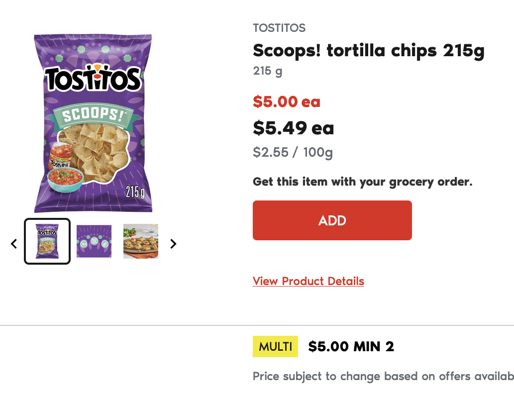 Tostitos double deal